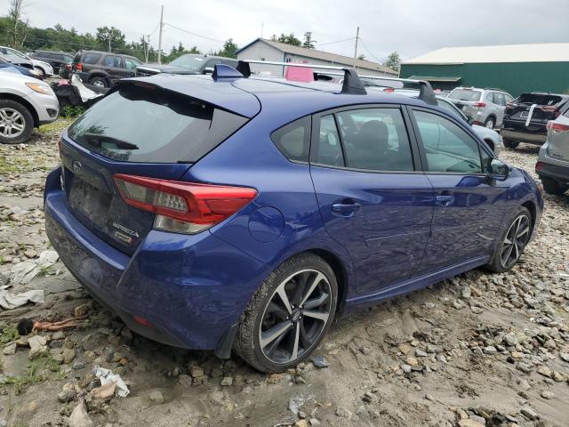 4S3GTAJ6XN1728893 - 2022 SUBARU IMPREZA SPORT BLUE photo 3