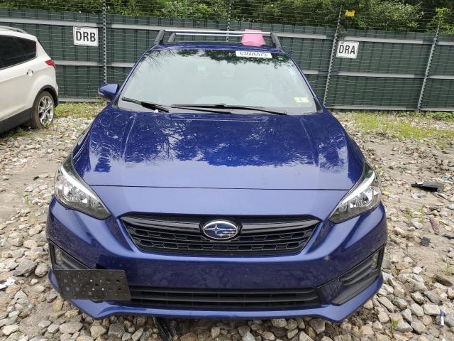 4S3GTAJ6XN1728893 - 2022 SUBARU IMPREZA SPORT BLUE photo 5