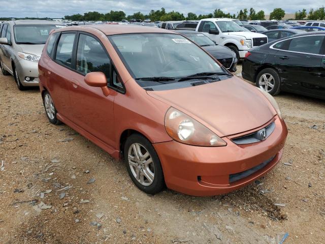 JHMGD38657S055411 - 2007 HONDA FIT S 橙色 照片 4