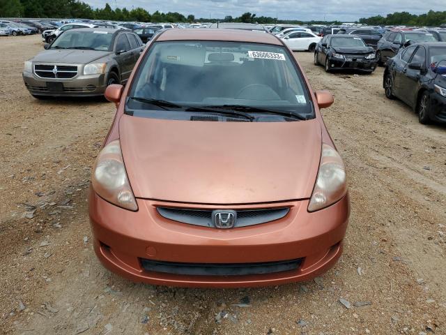 JHMGD38657S055411 - 2007 HONDA FIT S 橙色 照片 5
