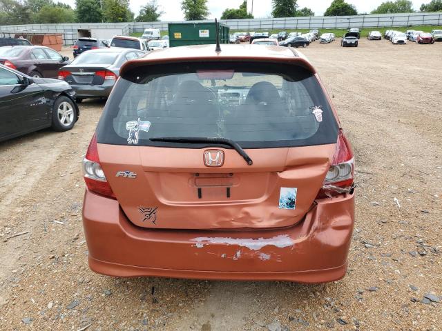 JHMGD38657S055411 - 2007 HONDA FIT S 橙色 照片 6