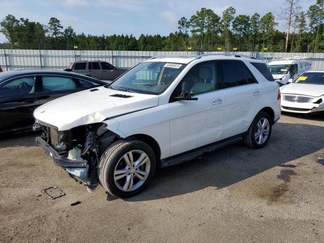 4JGDA5HB4FA442215 - 2015 MERCEDES-BENZ ML 350 4MATIC WHITE photo 1