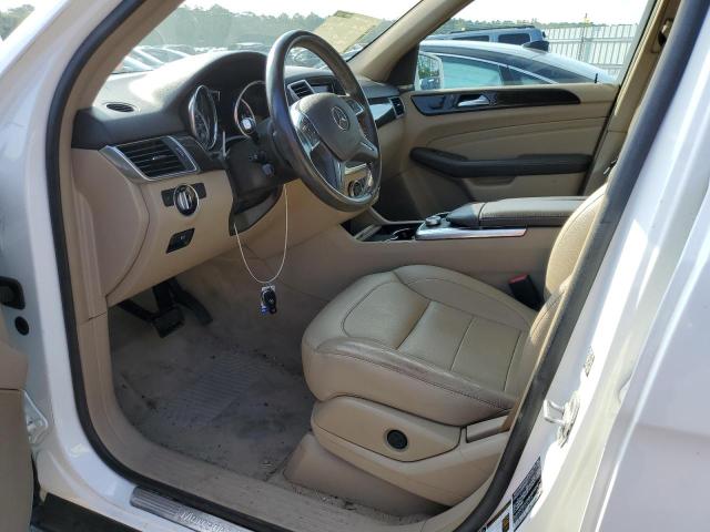 4JGDA5HB4FA442215 - 2015 MERCEDES-BENZ ML 350 4MATIC WHITE photo 7
