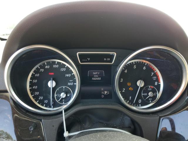 4JGDA5HB4FA442215 - 2015 MERCEDES-BENZ ML 350 4MATIC WHITE photo 9