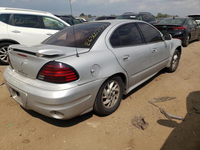 1G2NF52E34C152597 - 2004 PONTIAC GRAND AM SE1 SILVER photo 3