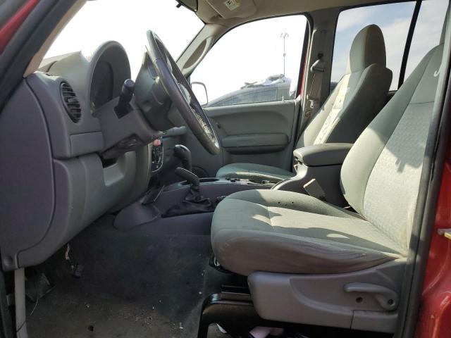 1J4GL38K25W694699 - 2005 JEEP LIBERTY RENEGADE RED photo 7