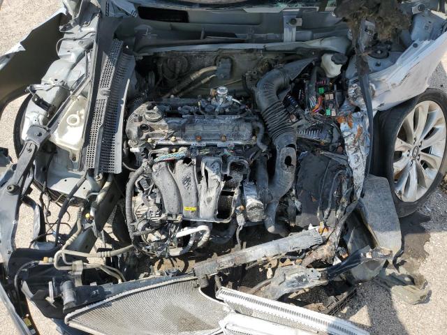 5NPEC4AC2DH668601 - 2013 HYUNDAI SONATA SE SILVER photo 11