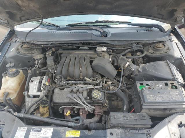 1FAFP55U92G268284 - 2002 FORD TAURUS SES BLACK photo 11