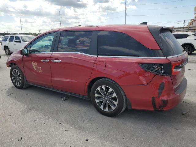 5FNRL6H74NB044059 - 2022 HONDA ODYSSEY EXL RED photo 2