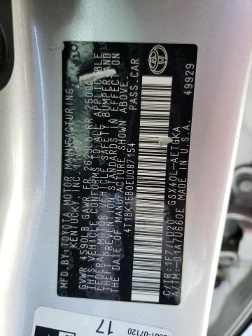 4T1BK1EB0EU087154 - 2014 TOYOTA AVALON BASE Gümüş foto 13