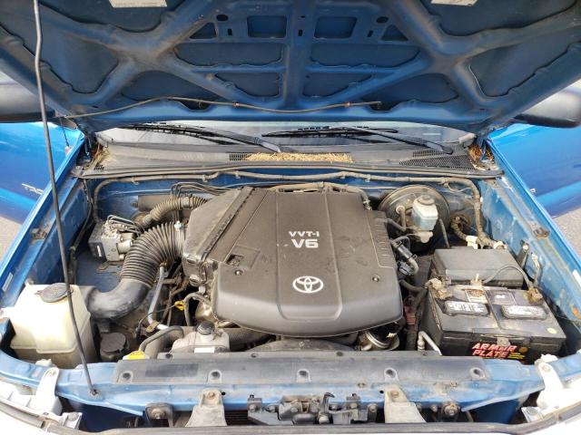 5TETU62N85Z075386 - 2005 TOYOTA TACOMA PRERUNNER ACCESS CAB BLUE photo 11