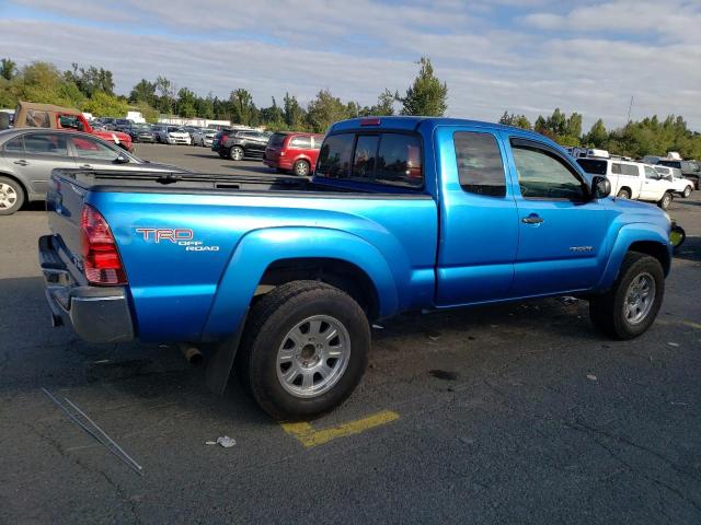 5TETU62N85Z075386 - 2005 TOYOTA TACOMA PRERUNNER ACCESS CAB BLUE photo 3