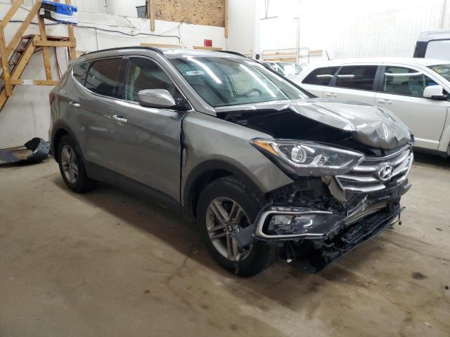 5XYZUDLB4HG383740 - 2017 HYUNDAI SANTA FE S SILVER photo 4