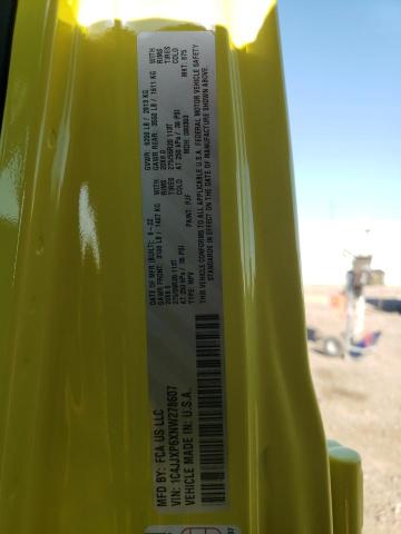 1C4JJXP6XNW278607 - 2022 JEEP WRANGLER U SAHARA 4XE YELLOW photo 12