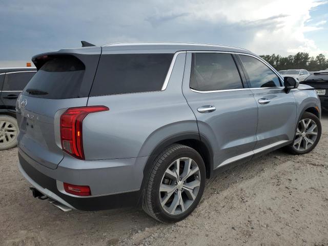 KM8R44HE6MU187158 - 2021 HYUNDAI PALISADE SEL SILVER photo 3