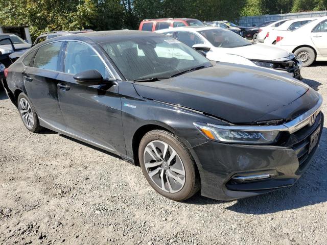 1HGCV3F57LA005988 - 2020 HONDA ACCORD HYBRID EXL BLACK photo 4