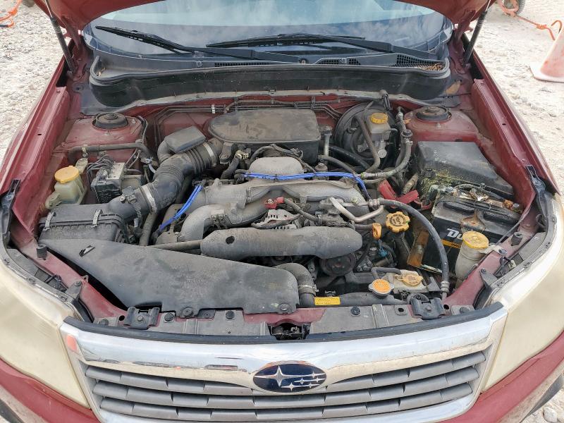 JF2SH6AC6AH700624 - 2010 SUBARU FORESTER 2.5X RED photo 12