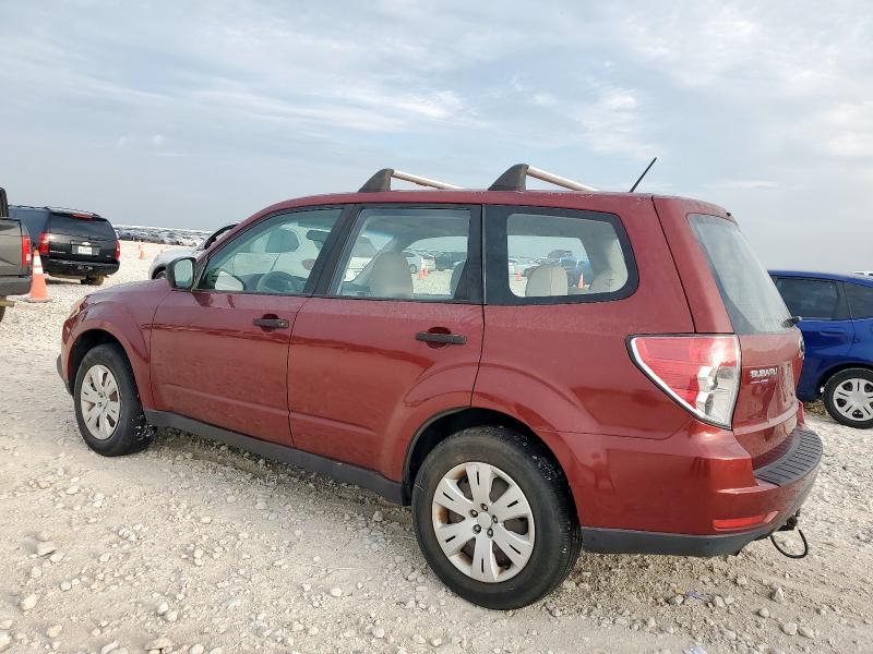 JF2SH6AC6AH700624 - 2010 SUBARU FORESTER 2.5X RED photo 2