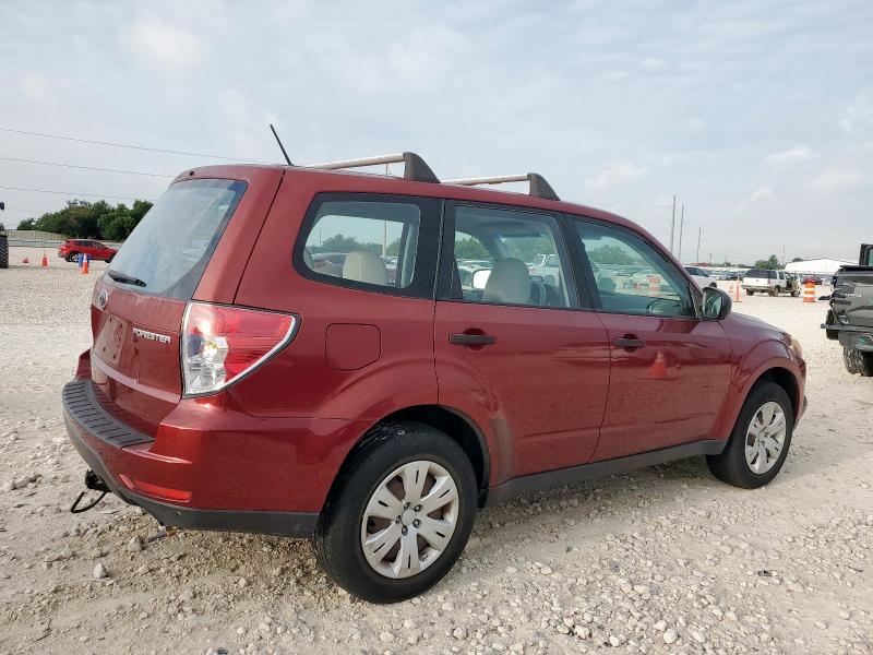 JF2SH6AC6AH700624 - 2010 SUBARU FORESTER 2.5X RED photo 3