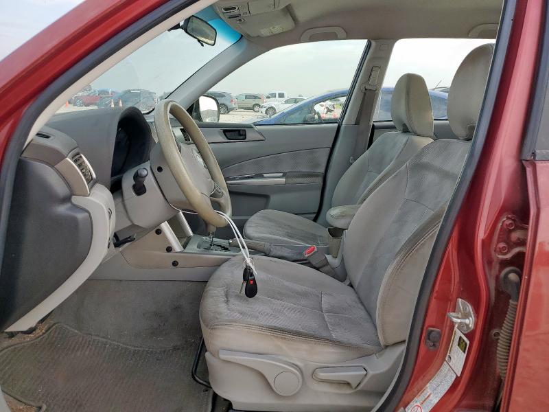 JF2SH6AC6AH700624 - 2010 SUBARU FORESTER 2.5X RED photo 7