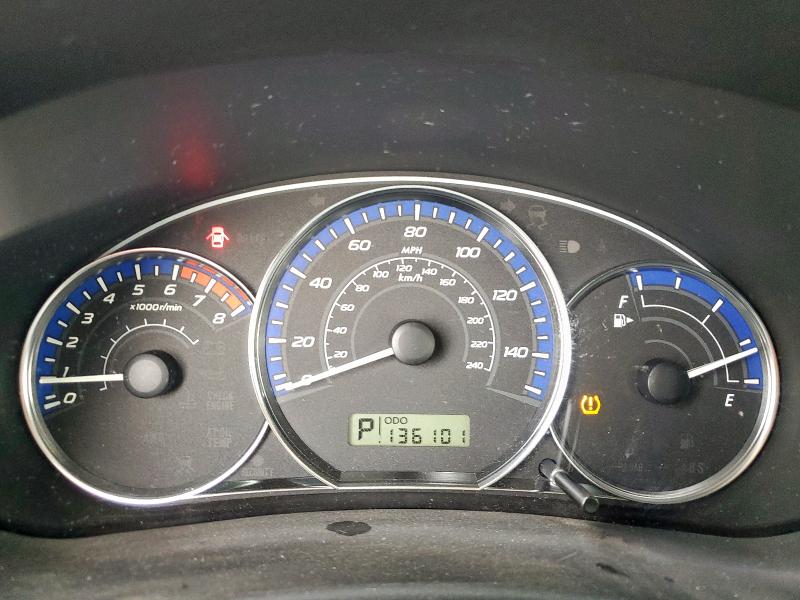 JF2SH6AC6AH700624 - 2010 SUBARU FORESTER 2.5X RED photo 9