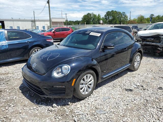 3VWFD7AT9KM718448 - 2019 VOLKSWAGEN BEETLE S BLACK photo 1