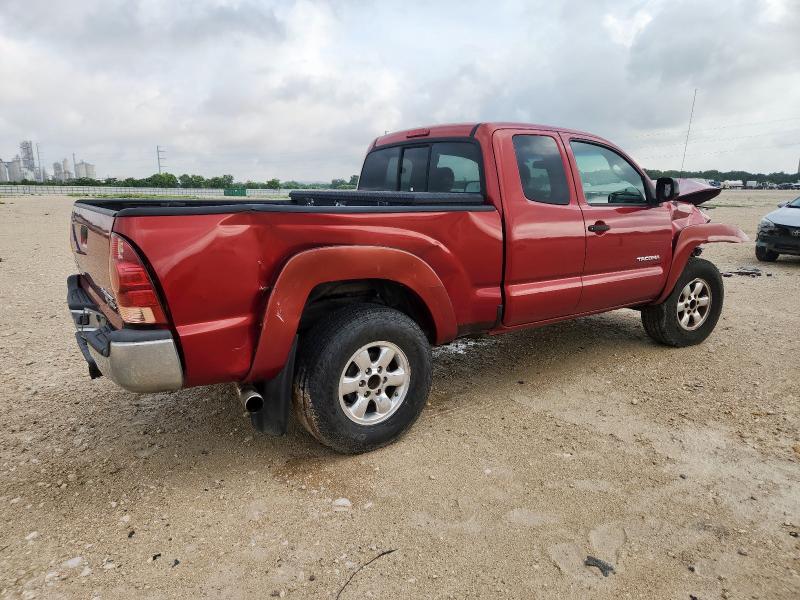 5TETU62N97Z383802 - 2007 TOYOTA TACOMA PRERUNNER ACCESS CAB RED photo 3
