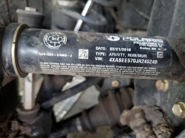 4XASEE570JA245249 - 2018 POLARIS SPORTSMAN 570 EPS 绿色 照片 10
