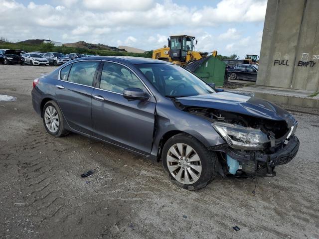 1HGCR3F98DA033369 - 2013 HONDA ACCORD TOURING GRAY photo 4