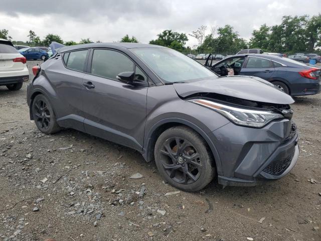 JTNKHMBXXM1111296 - 2021 TOYOTA C-HR XLE GRAY photo 4