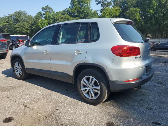 WVGAV3AX9DW598798 - 2013 VOLKSWAGEN TIGUAN S SILVER photo 2