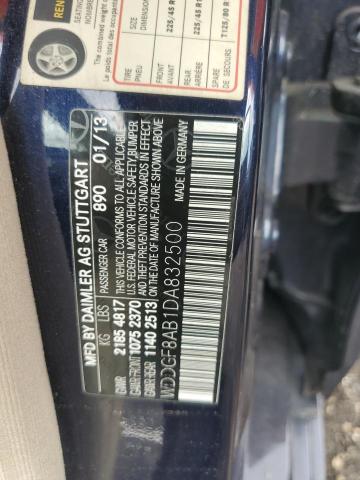 WDDGF8AB1DA832500 - 2013 MERCEDES-BENZ C 300 4MATIC BLUE photo 12