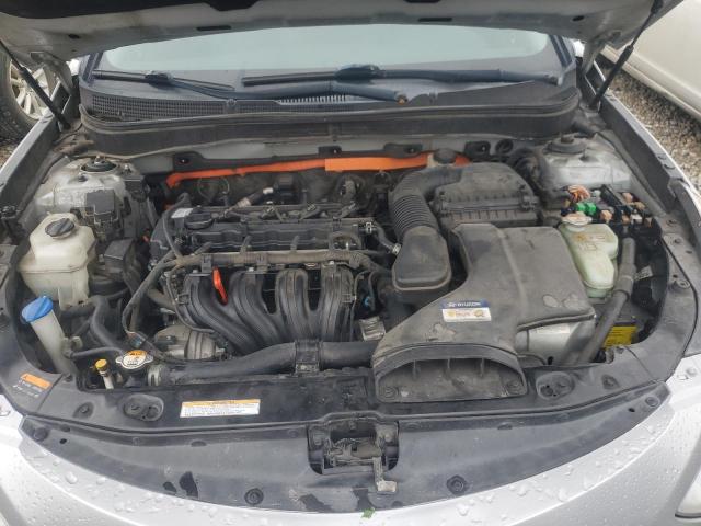 KMHEC4A48FA135490 - 2015 HYUNDAI SONATA HYBRID SILVER photo 11