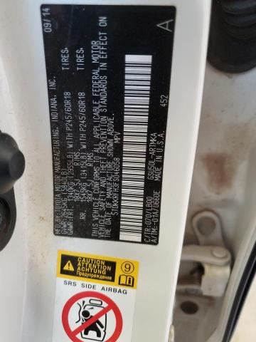 5TDKKRFH3FS046058 - 2015 TOYOTA HIGHLANDER XLE WHITE photo 14