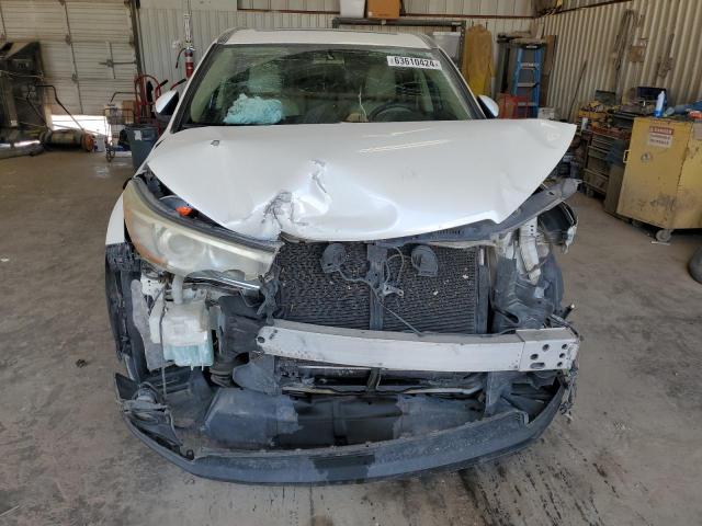 5TDKKRFH3FS046058 - 2015 TOYOTA HIGHLANDER XLE WHITE photo 5