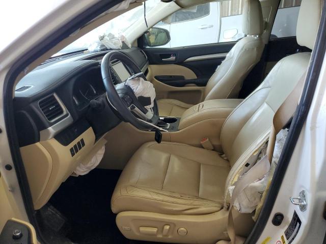 5TDKKRFH3FS046058 - 2015 TOYOTA HIGHLANDER XLE WHITE photo 7