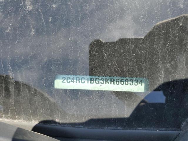 2C4RC1BG3KR668334 - 2019 CHRYSLER PACIFICA TOURING L GRAY photo 13