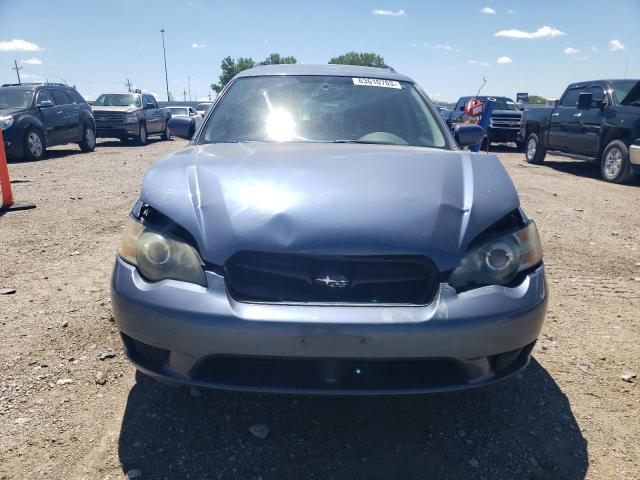 4S3BP616057381874 - 2005 SUBARU LEGACY 2.5I BLUE photo 5