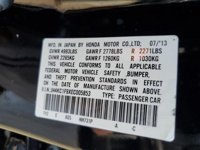 JH4KC1F9XEC005853 - 2014 ACURA RLX ADVANCE BLACK photo 13