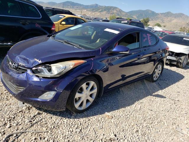 5NPDH4AE9DH251278 - 2013 HYUNDAI ELANTRA GLS BLUE photo 1