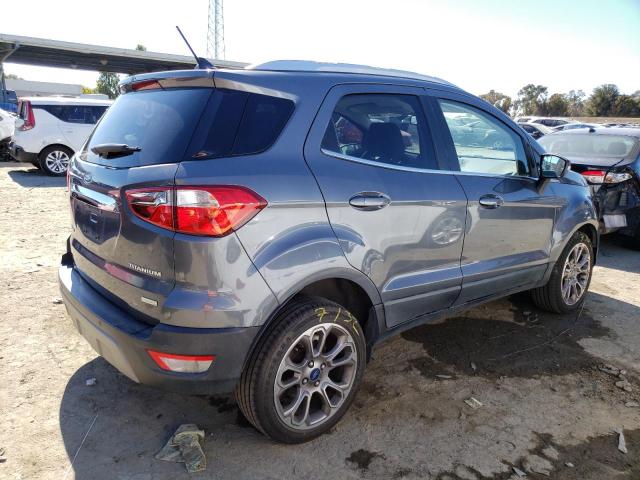 MAJ3P1VE6JC176981 - 2018 FORD ECOSPORT TITANIUM GRAY photo 3