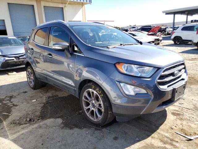 MAJ3P1VE6JC176981 - 2018 FORD ECOSPORT TITANIUM GRAY photo 4