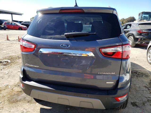 MAJ3P1VE6JC176981 - 2018 FORD ECOSPORT TITANIUM GRAY photo 6