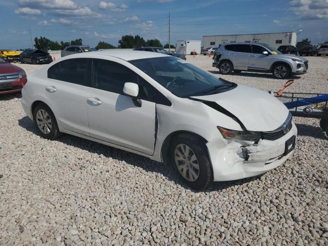 2HGFB2F51CH607397 - 2012 HONDA CIVIC LX WHITE photo 4