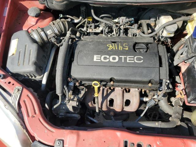 KL1TD5DE2BB138335 - 2011 CHEVROLET AVEO LS RED photo 12