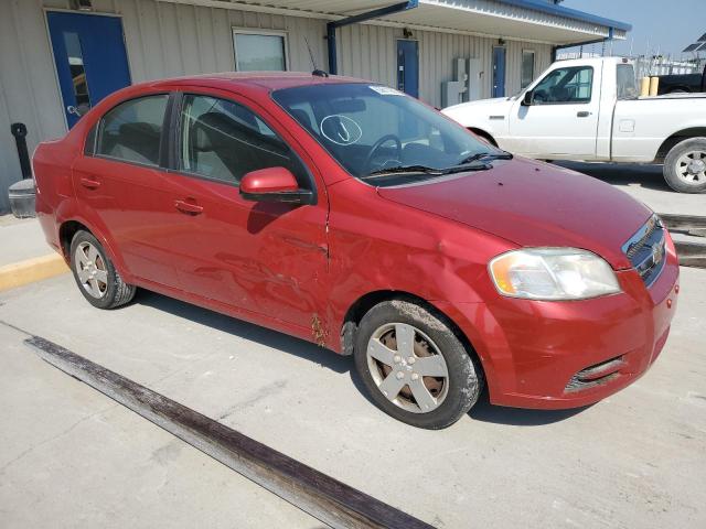 KL1TD5DE2BB138335 - 2011 CHEVROLET AVEO LS RED photo 4