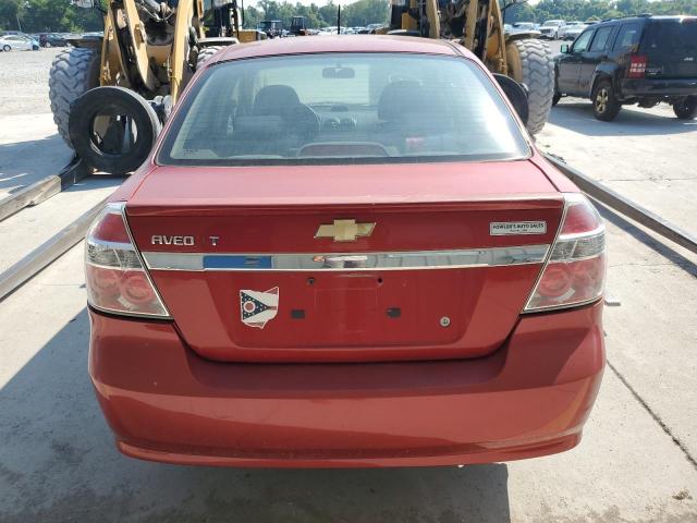 KL1TD5DE2BB138335 - 2011 CHEVROLET AVEO LS RED photo 6