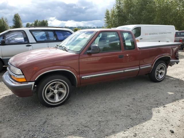 1GCCS19X2W8118672 - 1998 CHEVROLET S TRUCK S10 BURGUNDY photo 1