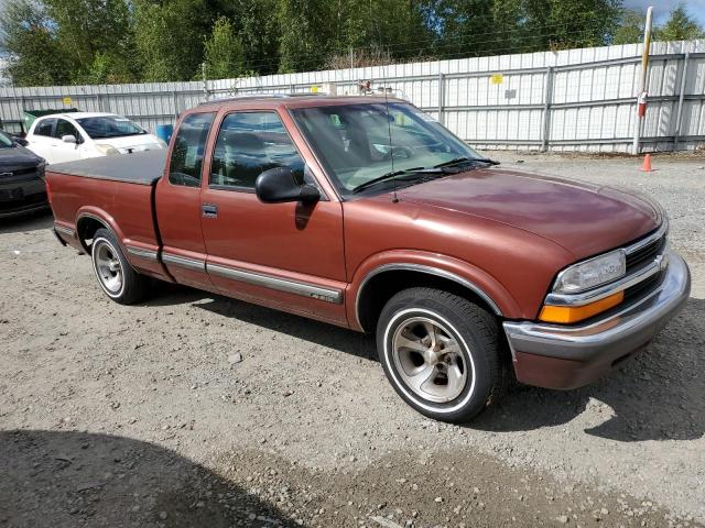 1GCCS19X2W8118672 - 1998 CHEVROLET S TRUCK S10 BURGUNDY photo 4