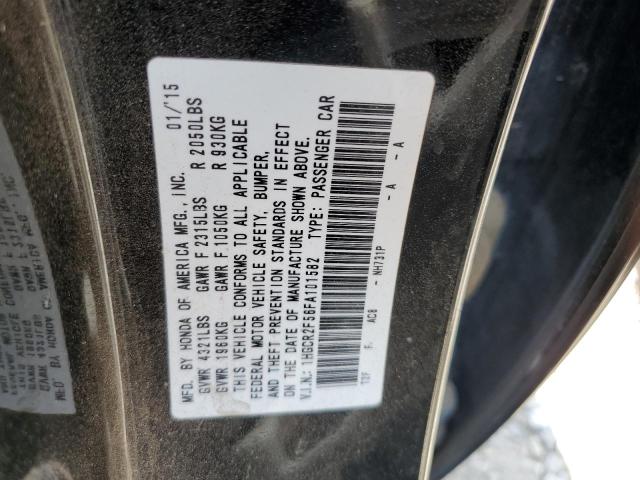 1HGCR2F56FA101582 - 2015 HONDA ACCORD SPORT BLACK photo 12